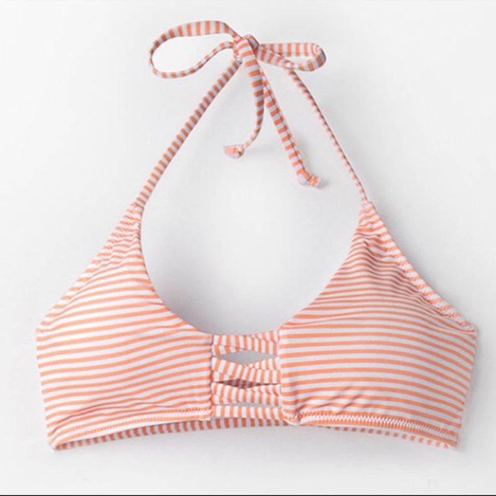 Cupshe Orange Fanta Bikini Top